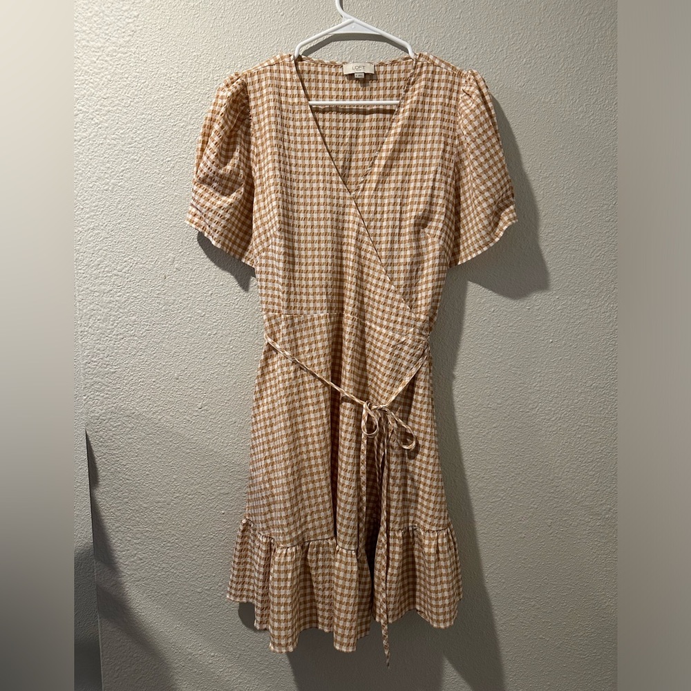 Loft Gingham Dress